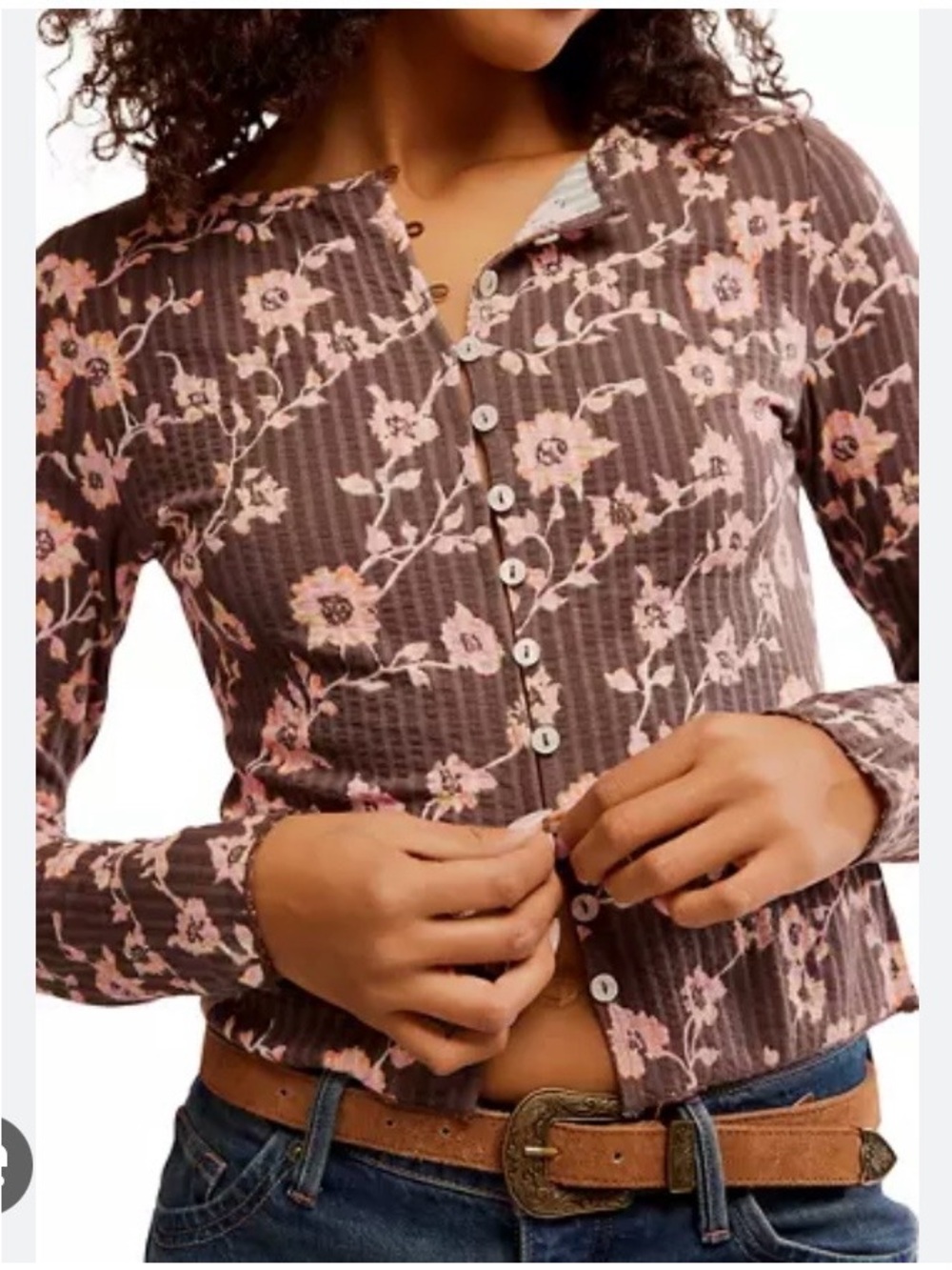 🆕 Women’s Free People Tilly Long-Sleeve Top. Size XL. NWT